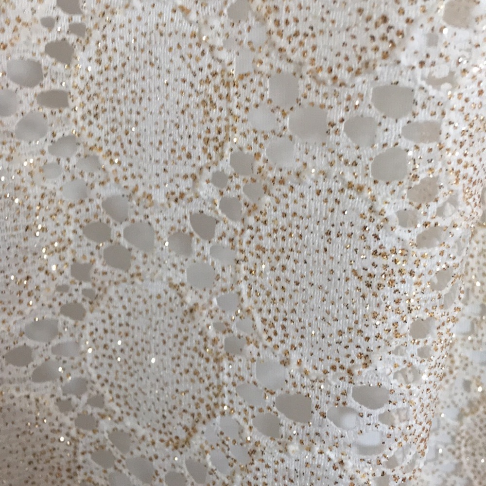 NWT white and gold lace dress - Picture 3 of 4